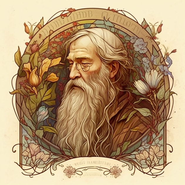 albus-dumbledore-art-style-of-alphonse-mucha