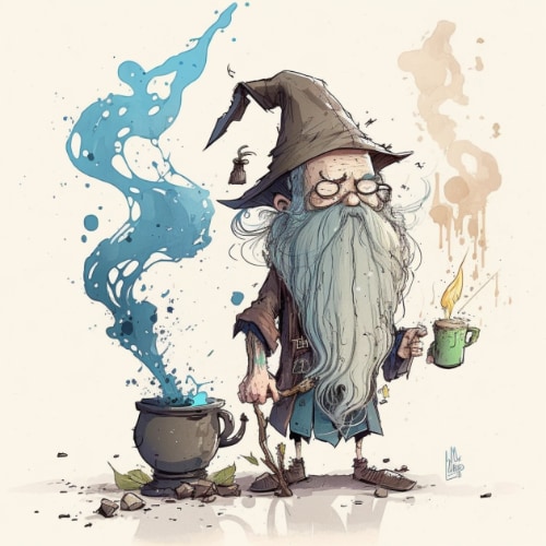 albus-dumbledore-art-style-of-skottie-young
