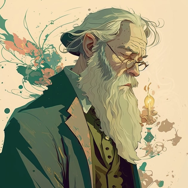 albus-dumbledore-art-style-of-tomer-hanuka