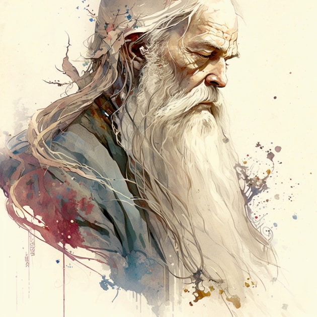 albus-dumbledore-art-style-of-yoshitaka-amano