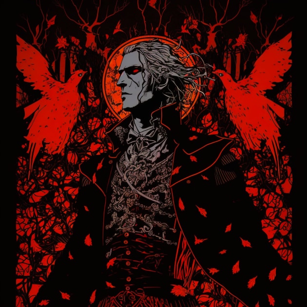 alucard-art-style-of-harry-clarke