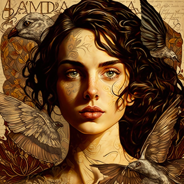 ana-de-armas-art-style-of-rebecca-guay