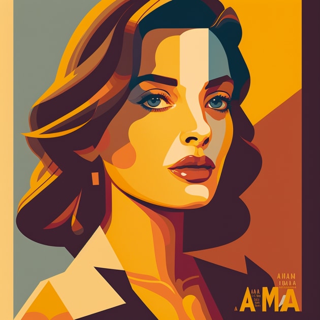 ana-de-armas-art-style-of-tom-whalen