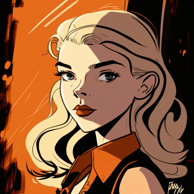 anya-taylor-joy-art-style-of-darwyn-cooke