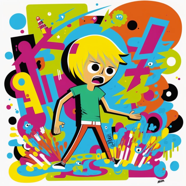 armin-arlert-art-style-of-jon-burgerman