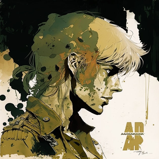 armin-arlert-art-style-of-sergio-toppi