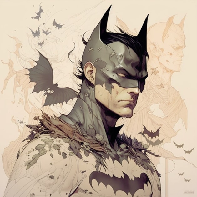 batman-art-style-of-aiartes