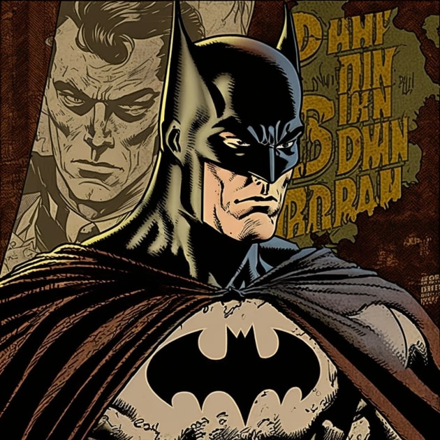Batman in the Art Style of Steve Ditko
