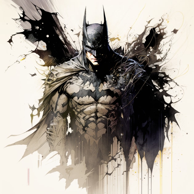 batman-art-style-of-yoshitaka-amano