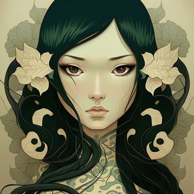 boa-hancock-art-style-of-audrey-kawasaki