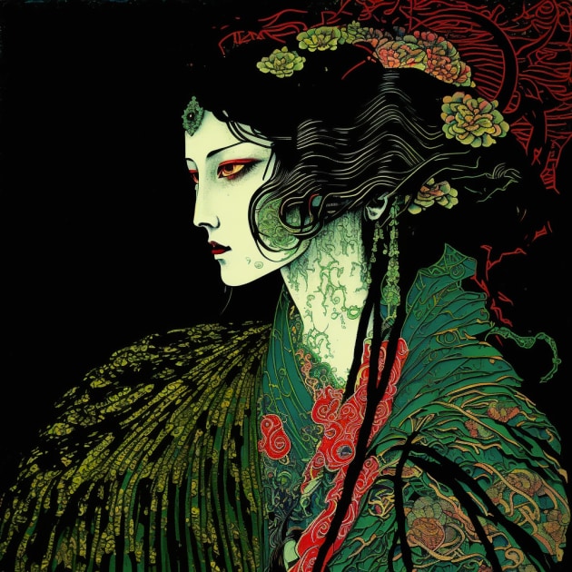 boa-hancock-art-style-of-harry-clarke