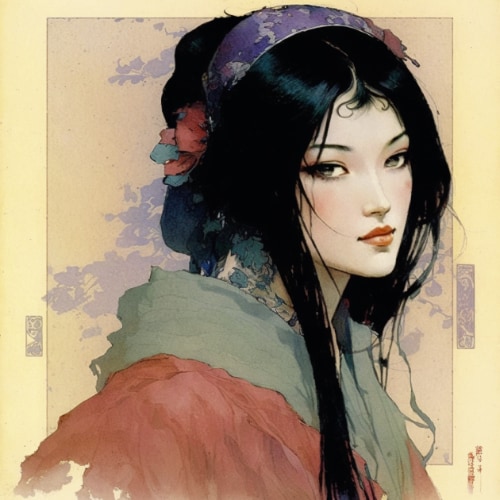 Tracer in the Art Style of Warwick Goble