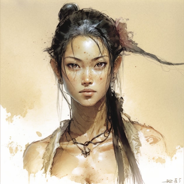 boa-hancock-art-style-of-luis-royo