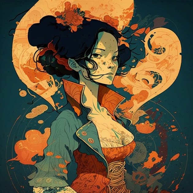 boa-hancock-art-style-of-victo-ngai