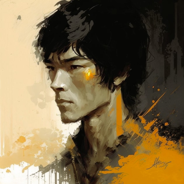 bruce-lee-art-style-of-anne-bachelier