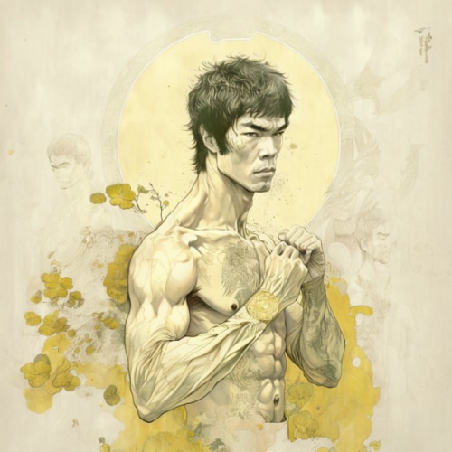 bruce-lee-art-style-of-stephanie-law
