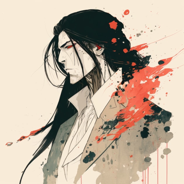 byakuya-kuchiki-art-style-of-conrad-roset