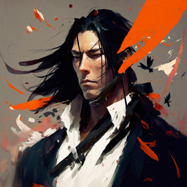 byakuya-kuchiki-art-style-of-iryna-yermolova