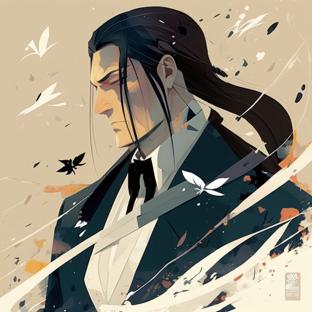 byakuya-kuchiki-art-style-of-joey-chou