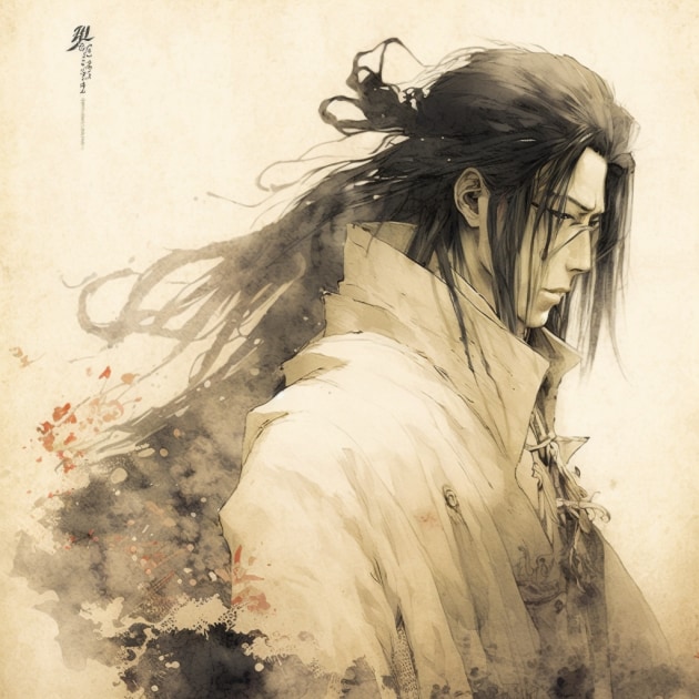 byakuya-kuchiki-art-style-of-william-timlin