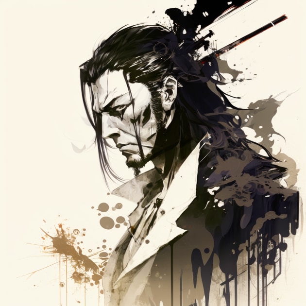 byakuya-kuchiki-art-style-of-yoji-shinkawa