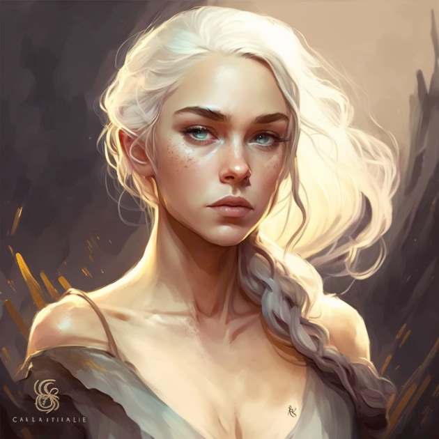 daenerys-targaryen-art-style-of-charlie-bowater