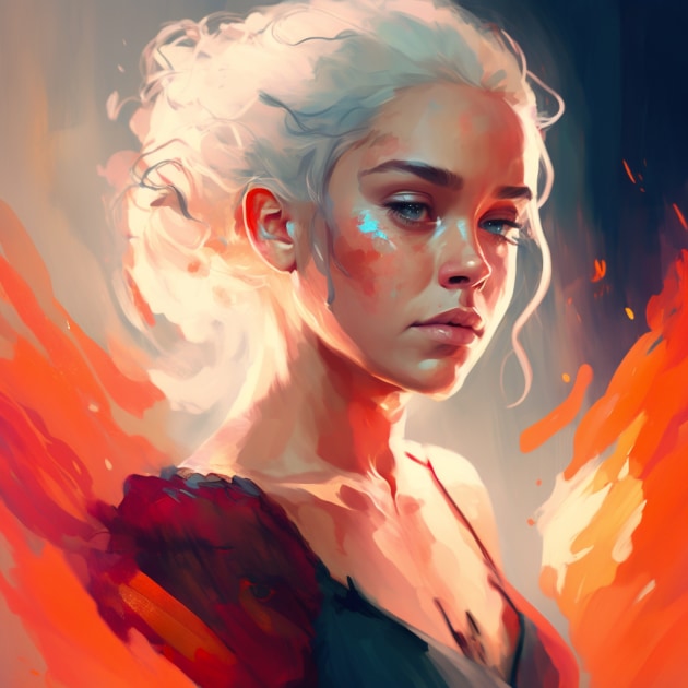 daenerys-targaryen-art-style-of-lois-van-baarle