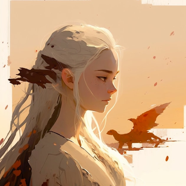 daenerys-targaryen-art-style-of-pascal-campion