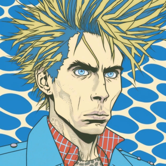 derek-zoolander-art-style-of-shintaro-kago