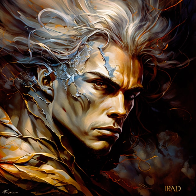 Dio Brando in the Art Style of Aiartes