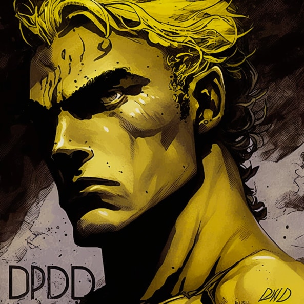 Dio Brando in the Art Style of Aiartes