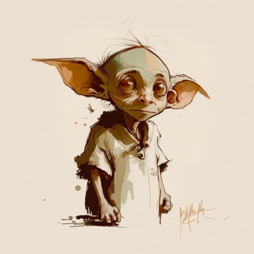 dobby-art-style-of-claire-wendling