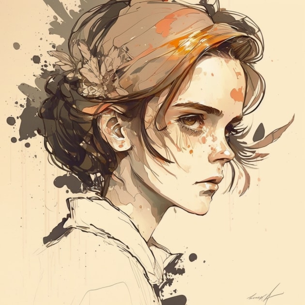 emma-watson-art-style-of-aiartes