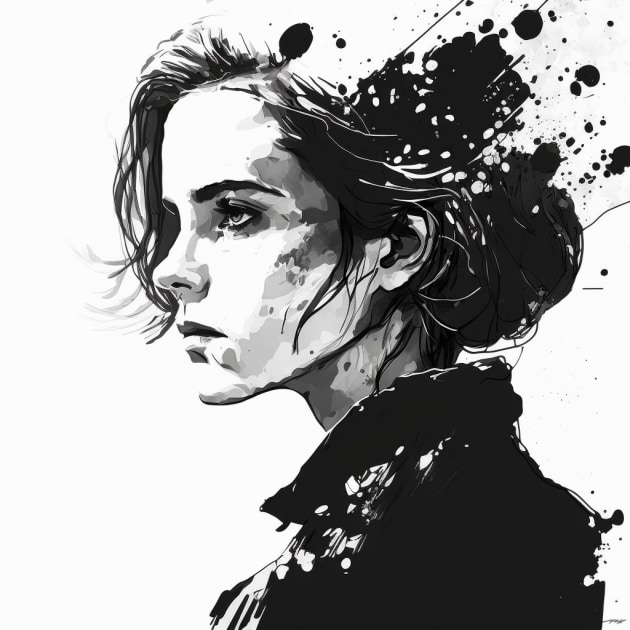 emma-watson-art-style-of-kaethe-butcher