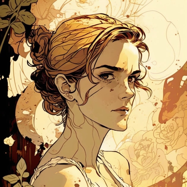 emma-watson-art-style-of-michael-kaluta