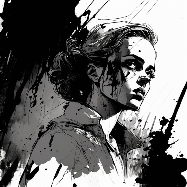 emma-watson-art-style-of-sergio-toppi