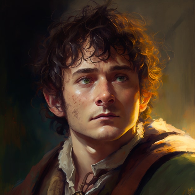 frodo-baggins-art-style-of-atey-ghailan