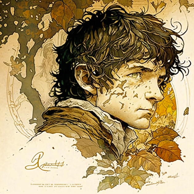 frodo-baggins-art-style-of-michael-kaluta