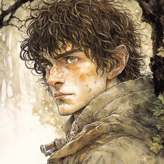 frodo-baggins-art-style-of-milo-manara