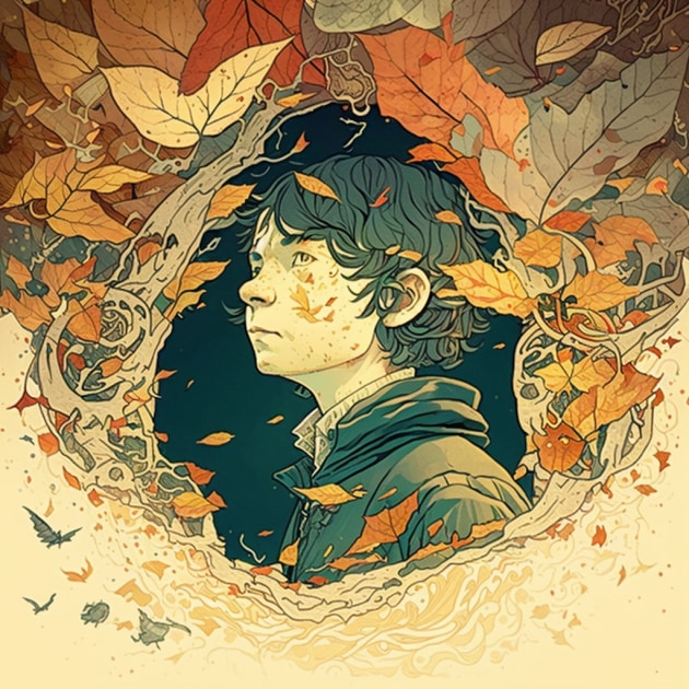 frodo-baggins-art-style-of-victo-ngai