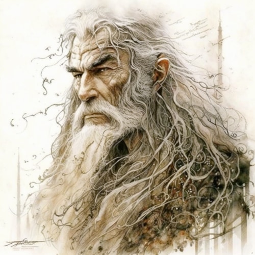 gandalf-art-style-of-luis-royo