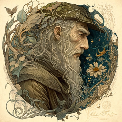 gandalf-art-style-of-rebecca-guay