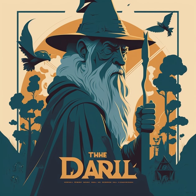 gandalf-art-style-of-tom-whalen