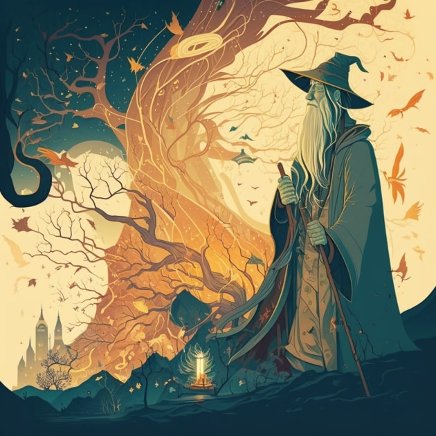 gandalf-art-style-of-victo-ngai