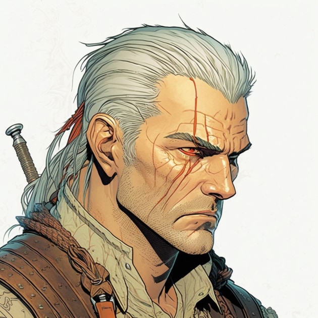 geralt-of-rivia-art-style-of-frank-quitely