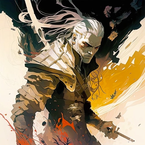 geralt-of-rivia-art-style-of-greg-tocchini