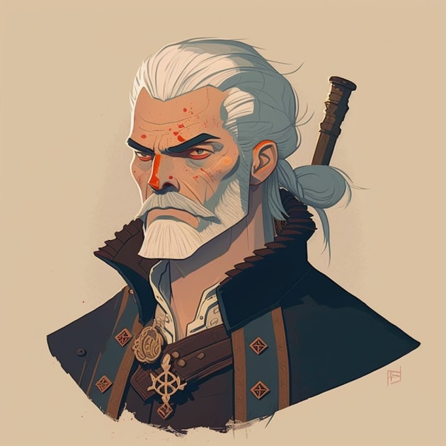 geralt-of-rivia-art-style-of-amy-earles