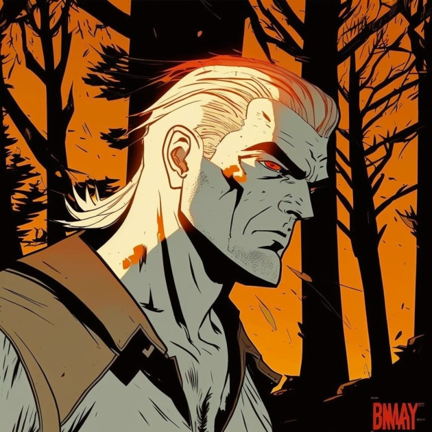 geralt-of-rivia-art-style-of-darwyn-cooke