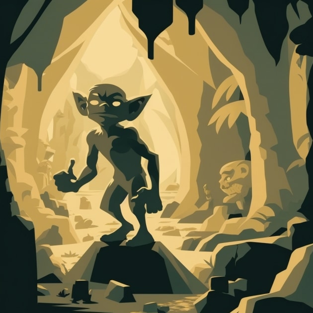 gollum-art-style-of-aaron-douglas