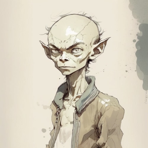 gollum-art-style-of-aiartes